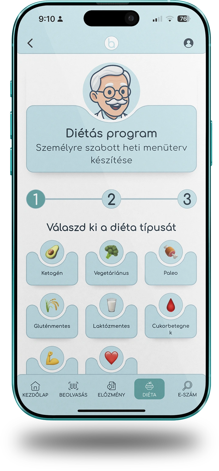 Benjalex applikáció fotó